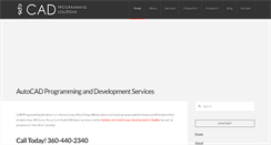 Desktop Screenshot of cadprogramming.net